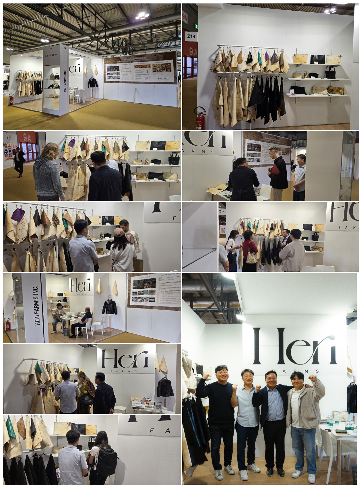 20240917_Mushroom Leather 'Heri Farm's' Achieves Milestone as a Foothold to Enter the High-End Market (Lineapelle 2024)