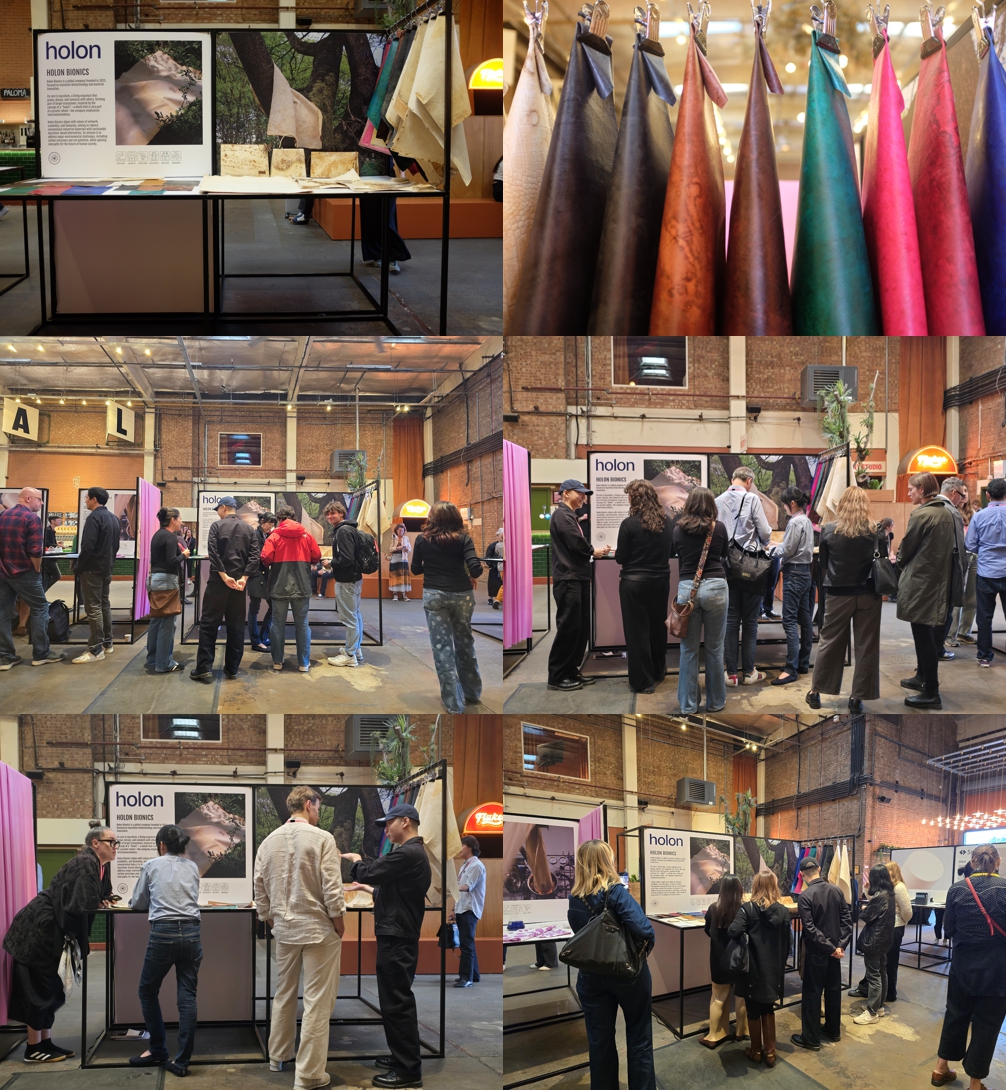 On September 16–17, 2025, we attended the Biofabricate exhibition in London, presenting under the brand name Holon Bionics.
